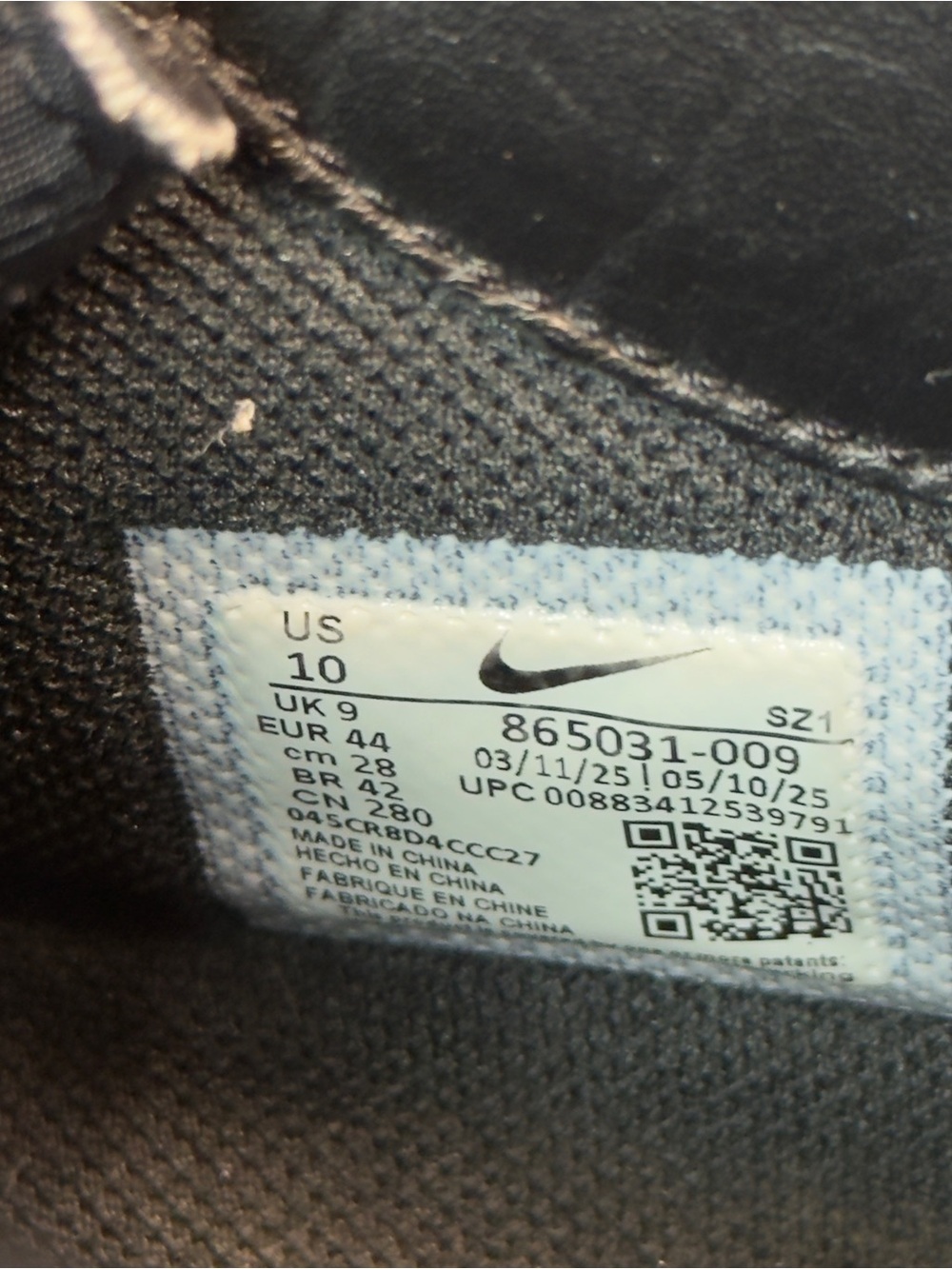 Nike ACG Air Max Goadome Black Leather Waterproof Boots Men’s Size 10 865031-009 - Picture 3 of 13
